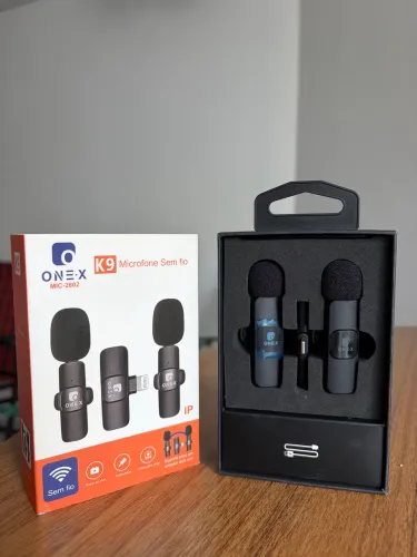 Microfone de lapela bluetooth