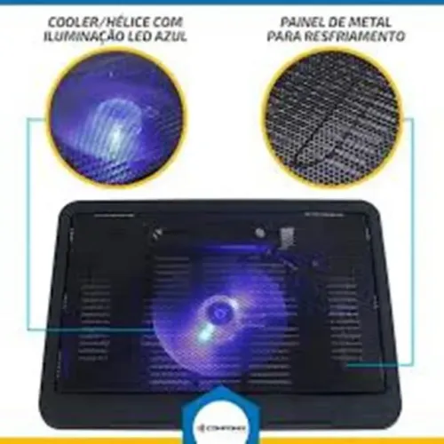 Suporte Com Cooler Para Ultrabook E Notebook Easy 1