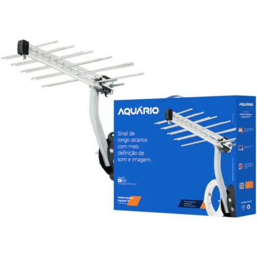 Antena Dig. Ext. Log Tv 20 Elmts Kit Lu-20-Plus - Aquário