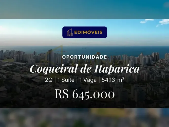 Coqueiral de Itaparica: Apartamento 2 quartos, ideal para sua família