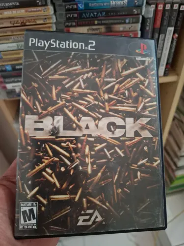 Black PS2 Original americano