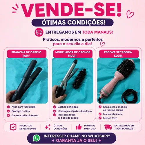 KIT ESCOVA CHAPINHA E MODELADOR