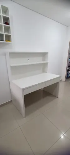 Bancada para Assistência Técnica de Celular + Nicho - 1,40m Branca