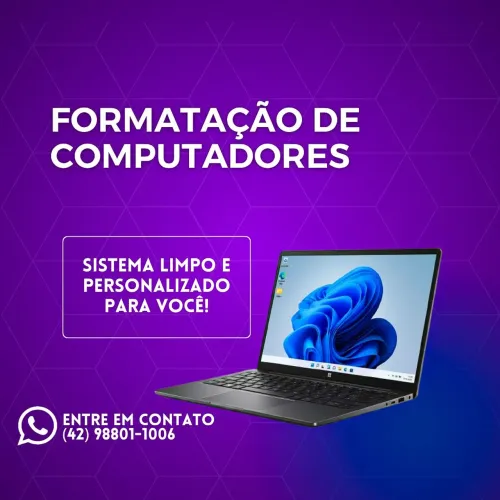 FORMATAÇÃO DE COMPUTADORES 