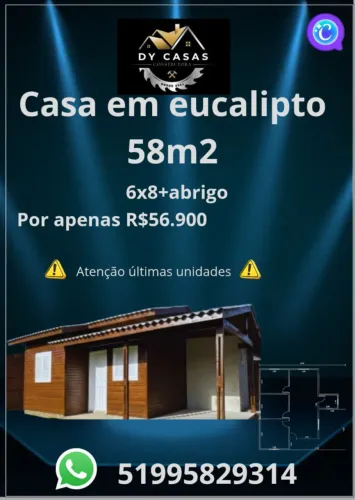 Vende se casas pré fábrica