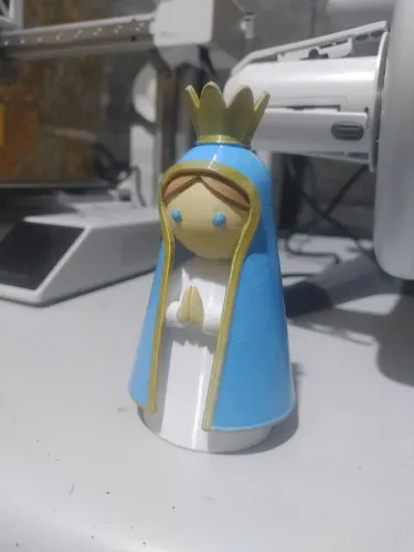 Imagem Nossa Senhora 3d 12cm