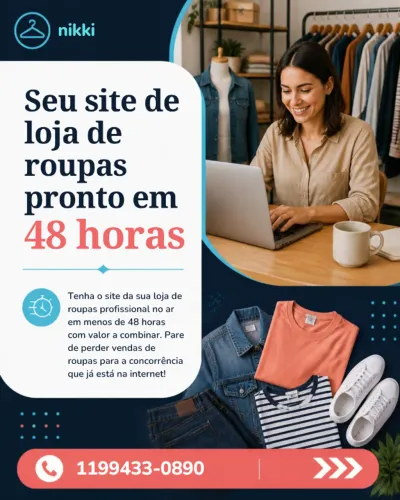 SITE para reter a atenção vinda do marketing no Insta e FB.