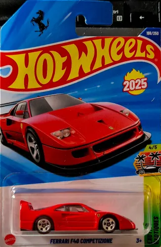 Hot Wheels Ferrari F40 Competizione Vermelha