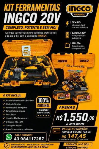 Kit parafusadeira 