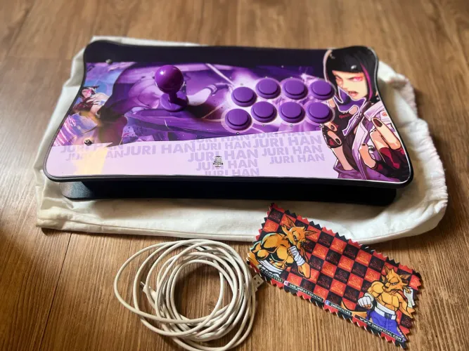(NUNCA USADO) Arcade óptico fliperama para PC Juri Edition