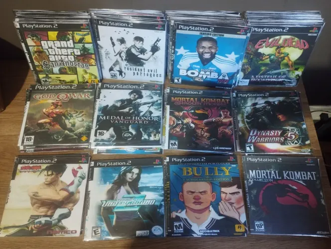 Vendemos jogos de ps2 em mídia DVD (leia a descrição do anúncio)