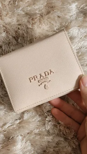 Carteira Prada linha premium em couro