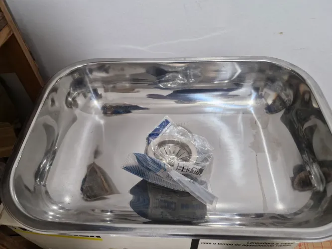 Cuba inox para pia