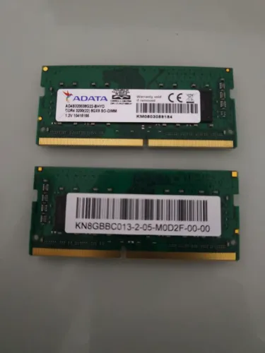 Memória RAM Notebook ADATA 8GB DDR4 3200MHz (USADA/Original)