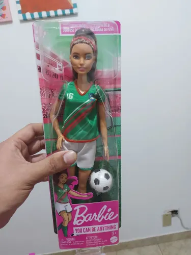 Barbie jogadora de futebol