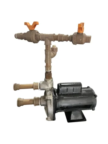 Bomba D'Água Dancor com Motor WEG 127V Completa com Registros e Manômetro