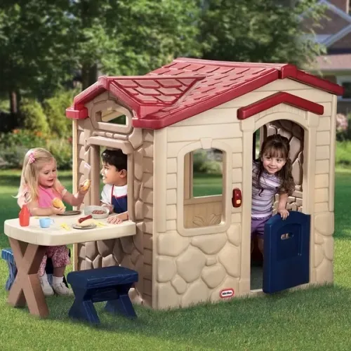 Casinha Infantil Little Tikes Picnic Importada com Mesa e Bancos