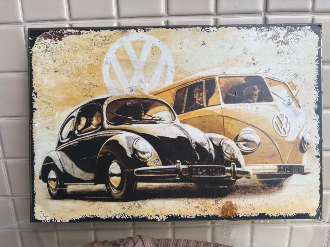 Quadro Fusca e Kombi 30X20