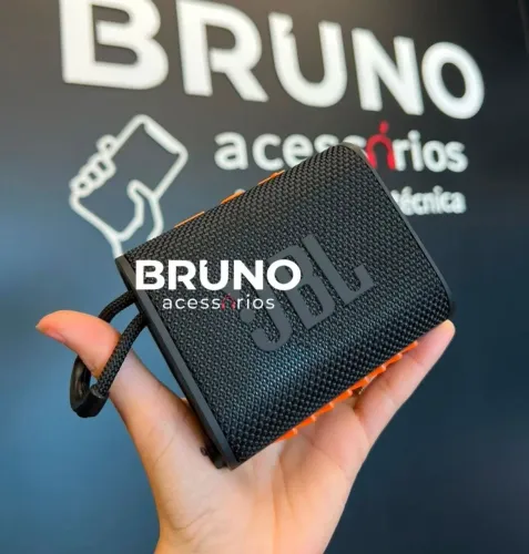 Mini caixa Bluetooth portátil com alça potente