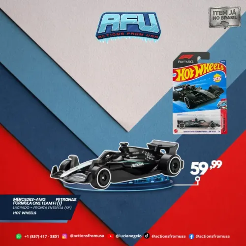 Mercedes-amg Petronas Formula One Team F1 Hot Wheels
