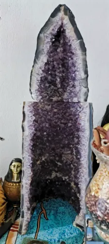 Capela / Gruta de Ametista Grande (65cm) - Ideal para Altar e Decoração