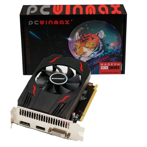 Placa De Video Pcwinmax Radeon Rx 550 4gb Gddr5 128-bit