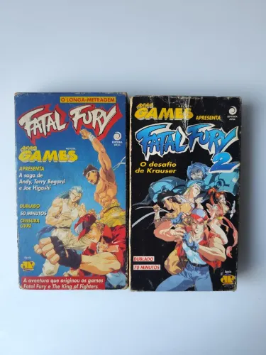 Kit Fatal Fury (VHS's + DVD - LEIA A DESCRIÇÃO)
