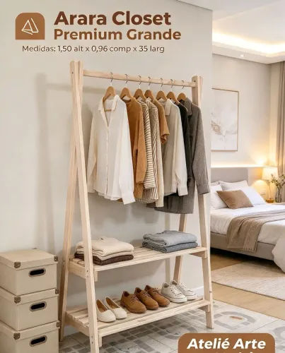 Arara Closet sapateira grande