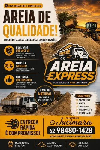 Areia de qualidade