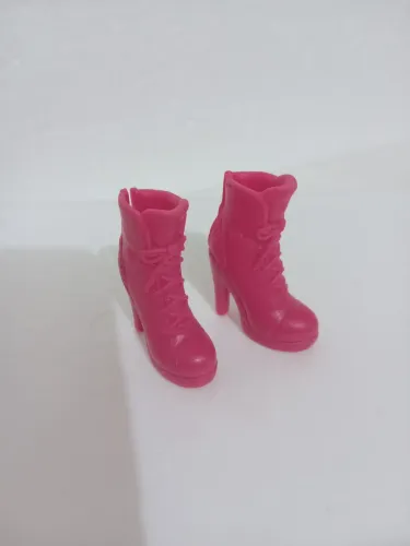 Sapato/Bota original da boneca barbie fotográfica-mattel 
