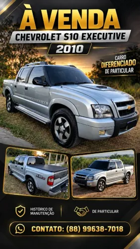 Chevrolet S10 Pick-up Exec. 2.8 4X4 CD TB Int.dies 2010