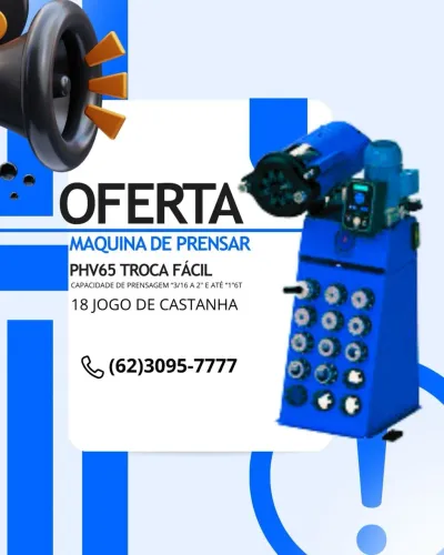 Máquina de prensar mangueiras