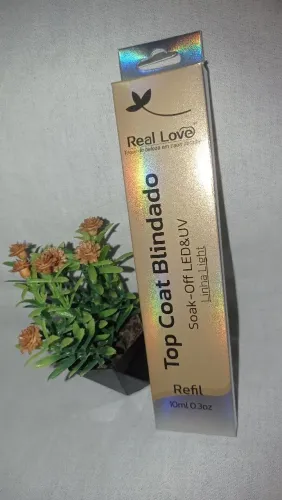 Gel sachê top Coat Real love blindado 