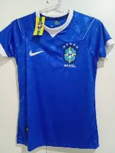 Camisa do Brasil feminina azul ?