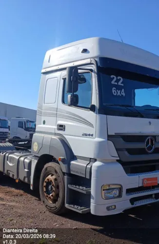 Mercedes-Benz Axor 2644 S/36 6X4E5 2022/2022 Vamos Seminovos Regente Feijó