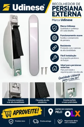 Recolhedor Janela Persiana Integrada Udinese