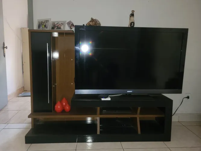 Tv LCD +rack