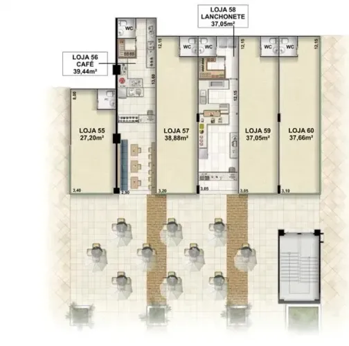 LOJAS LOCAÇÃO - 27m² - Enterprise centro de Itaboraí/RJ