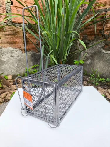 Armadilha para Ratos Tipo Gaiola em Metal Prática e Eficiente