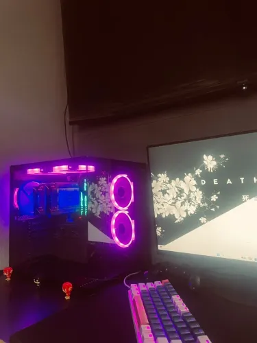 Pc Gamer Ryzen 7 5700g, placa mãe B550 aorus ellite ATX, 2 memórias ram de 8gb