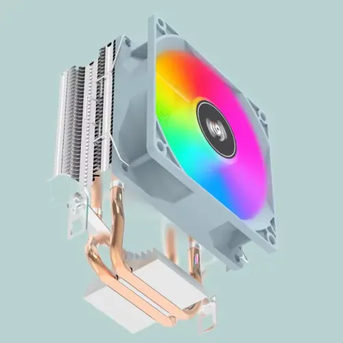 Cooler Aigo ICE200PRO 90mm | 2 Heatpipes | compatível Intel/AMD | RGB | Novo e Lacrado