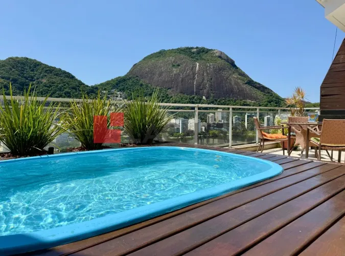 Cobertura Lagoa, 3 quartos, 2 vagas