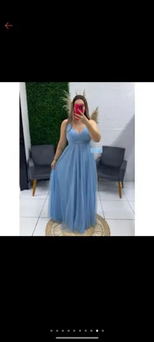 Vendo vestido azul serenity