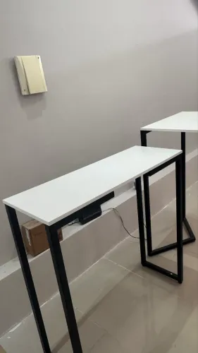 Kit mesa e aparador metalom