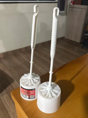 Kit 3 Escova Sanitária Com Pote Para Toalete Banheiro