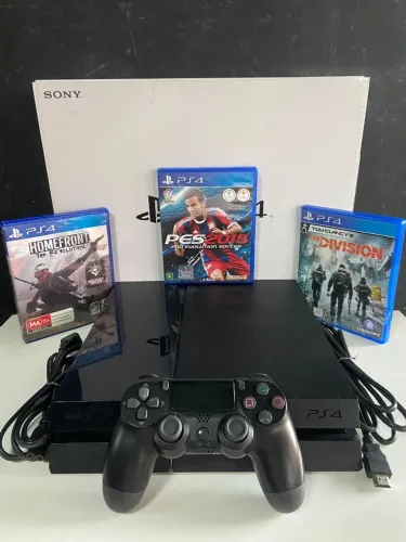 PS4 FAT 500GB (SEMI-NOVO)C/GARANTIA TOTAL_SOMOS LOJA FÍSICA NO CENTRO DE CAXIAS