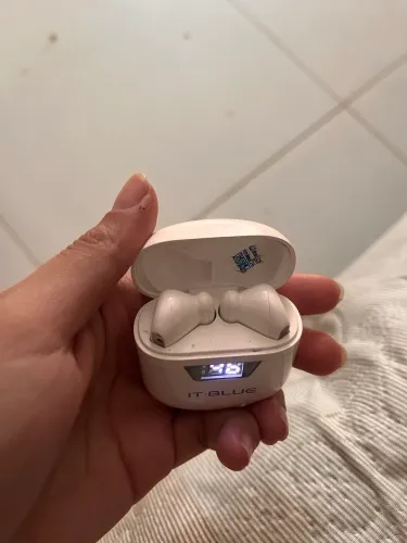 Fone de Bluetooth branco