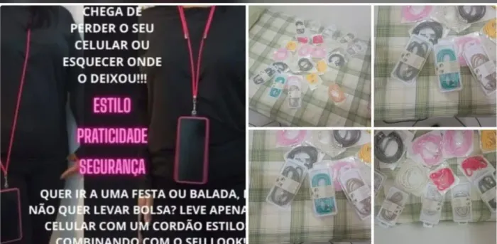 OPORTUNIDADE !Lote com 22 Cordões de Celular - Modelos Diversos!