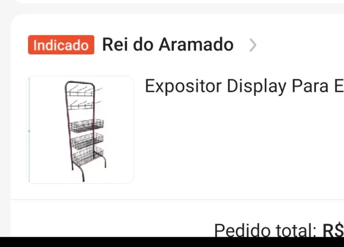 Vendo um display expositor para loja novo na caixa.