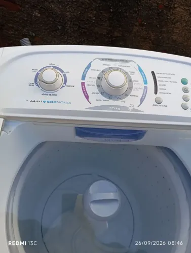 Máquina de lavar roupa de 15 kg